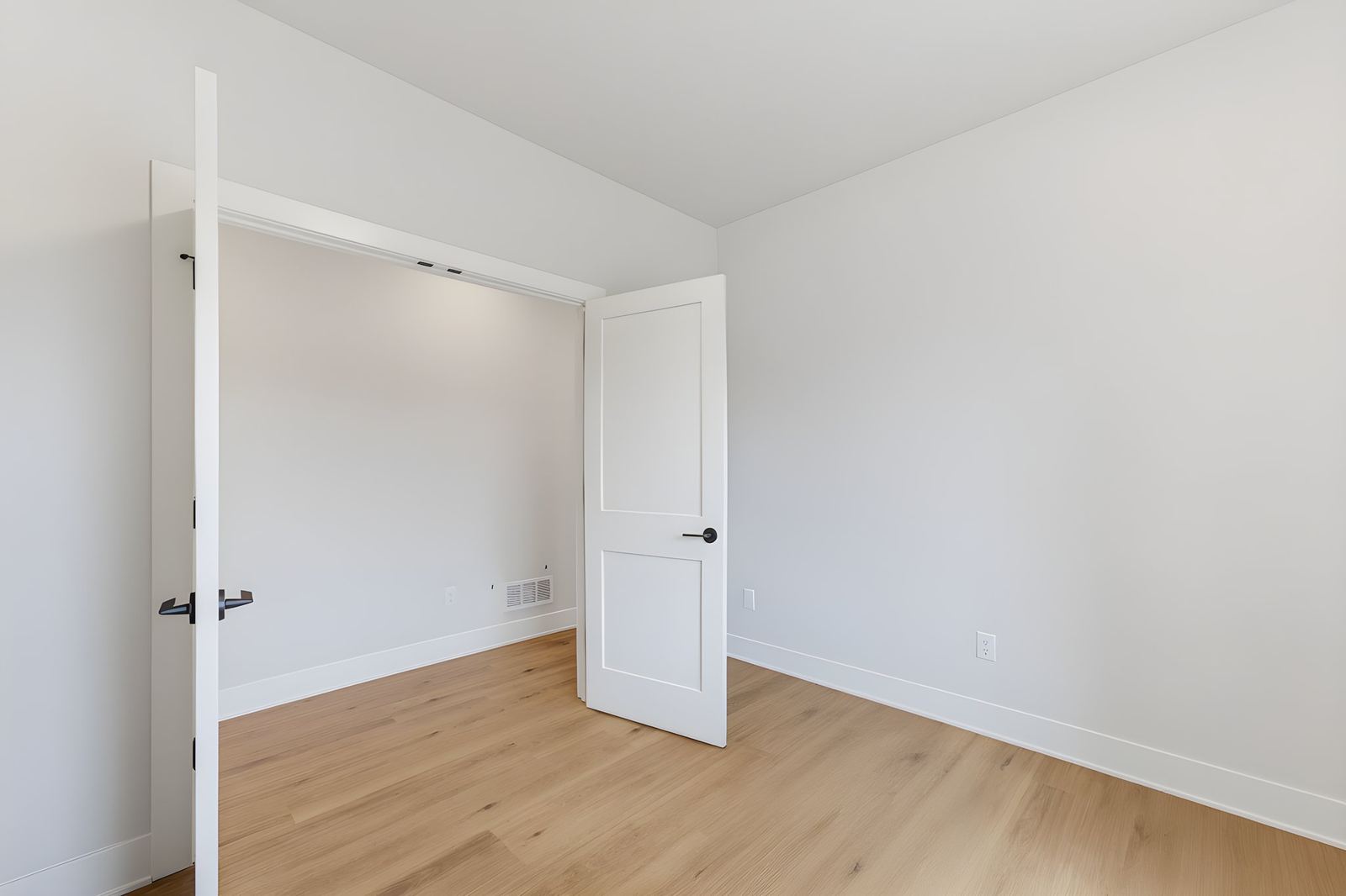 LVP Flooring in a basement remodeled by Corinth Basement Remodeling