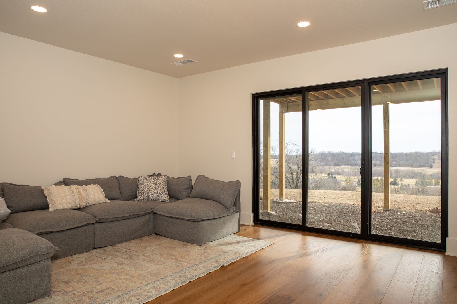 General Window Replacement in a basement remodeled by Corinth Basement Remodeling